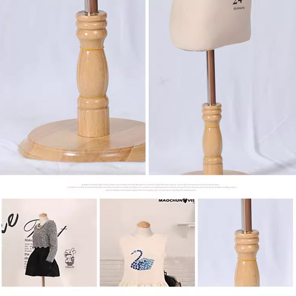 Children's Pinnable Dress Form | Adjustable Kids Tailor Mannequin (Global Standard Sizing)