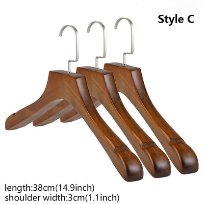 Premium Solid Wood Non-Slip Hangers: Elevate Your Closet Organization