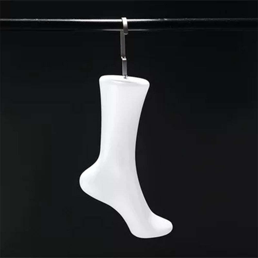 JELIMATE Foot Mannequin for Socks & Hosiery Display – Male Female PE Foot Form Stand