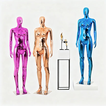 JELIMATE | Plus Size African Style Female Mannequin - Full Body Curvy Display Form for Fashion Window Displays