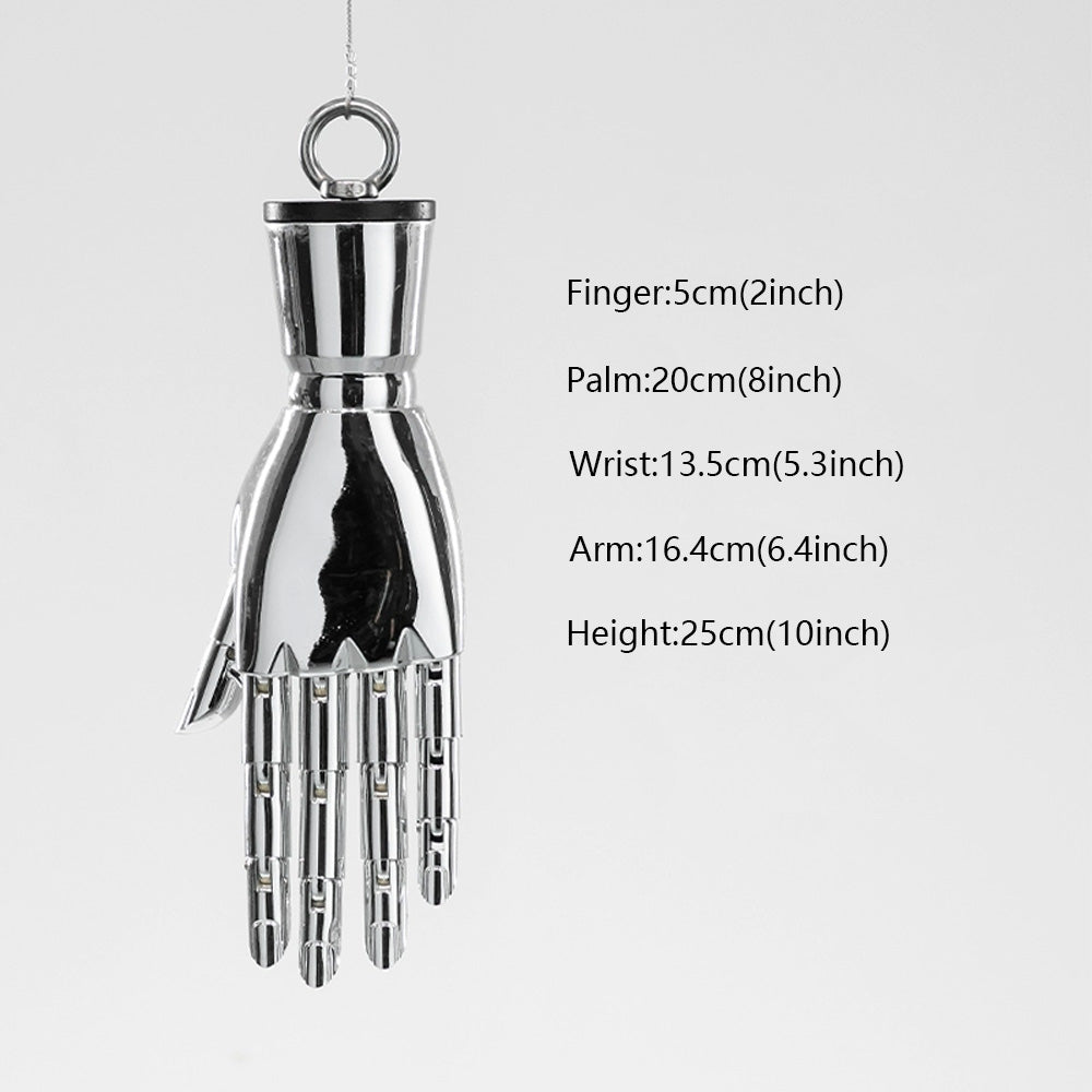 JELIMATE Plated Mannequin Hand Stand for Jewelry, Bag & Window Visual Merchandising