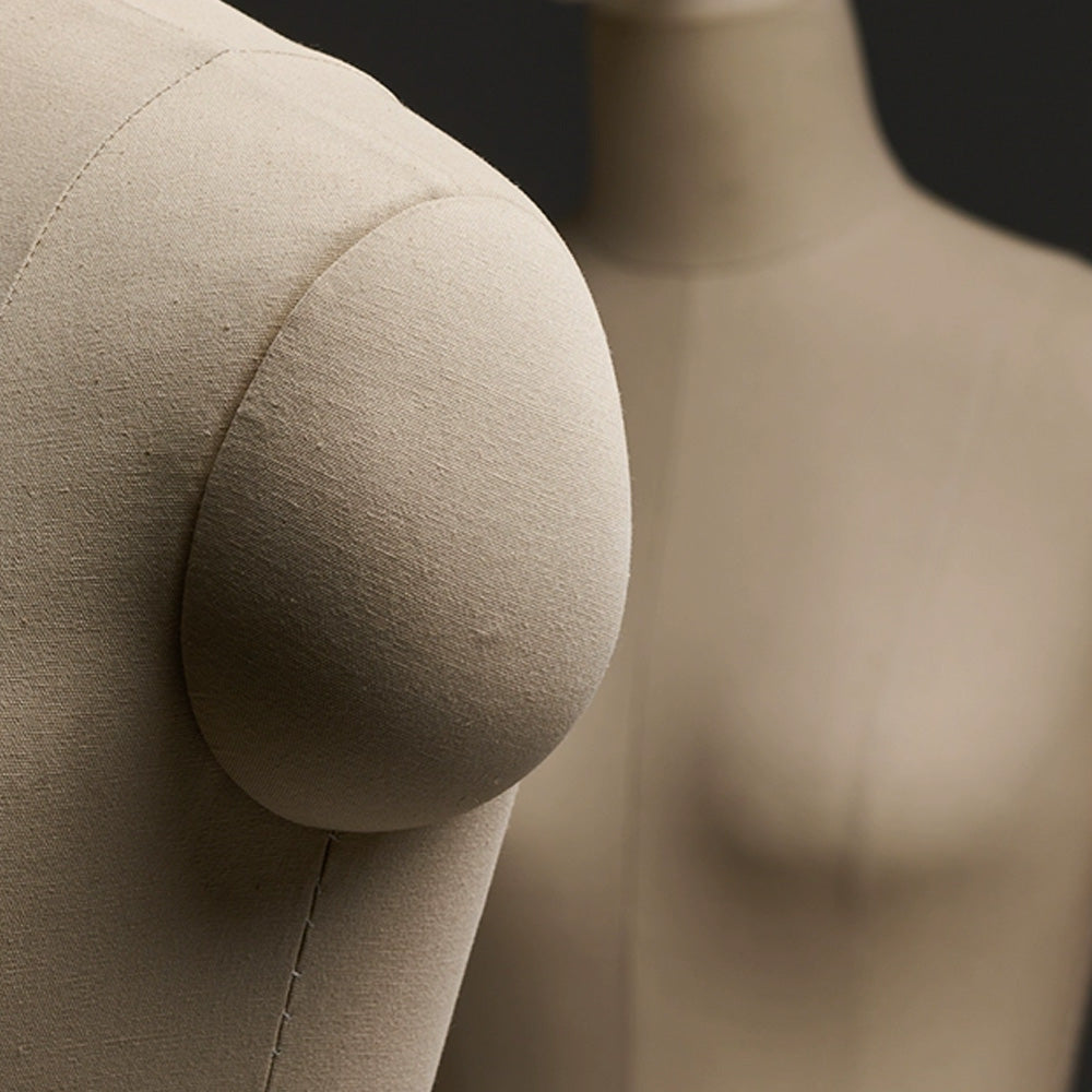 Jelimate Half Body Female Tailor Mannequin Torso Dressmaker Dummy for Pattern Draping Clothing Mannequin Dress Form For Sewing Women Fashion Design Mannequins Can Custom Logo