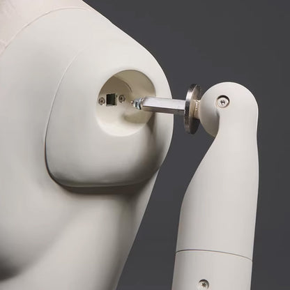 Premium Male Mannequin Full Body with Face - Standing & Seated Pose Retail Display for Boutique