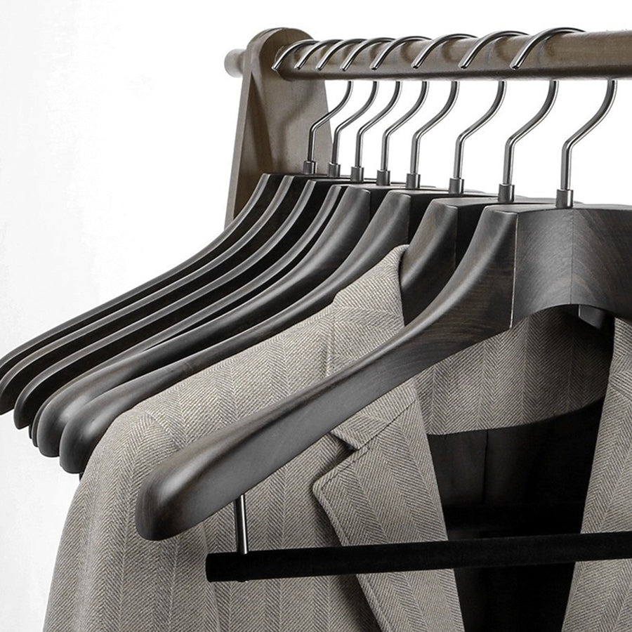 Premium Beech Wooden Hanger: Elegant Storage Solution