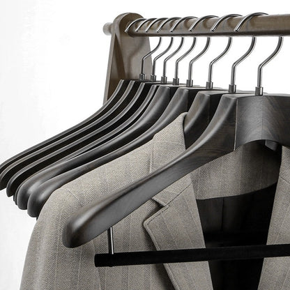 Premium Beech Wooden Hanger: Elegant Storage Solution