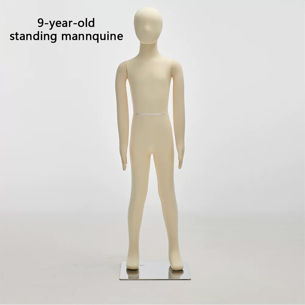 Child dress form - Full Body Soft Bendable Baby Mannequin for Kids’ Clothing Displays | JELIMATE