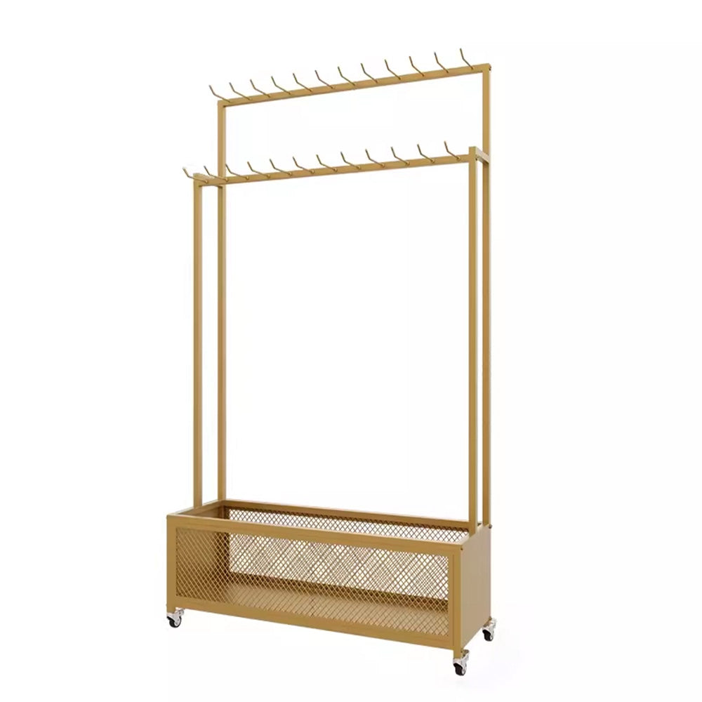 JELIMATE Freestanding Belt Display Rack with Wheels | Multi-Tier Organizer for Retail Store