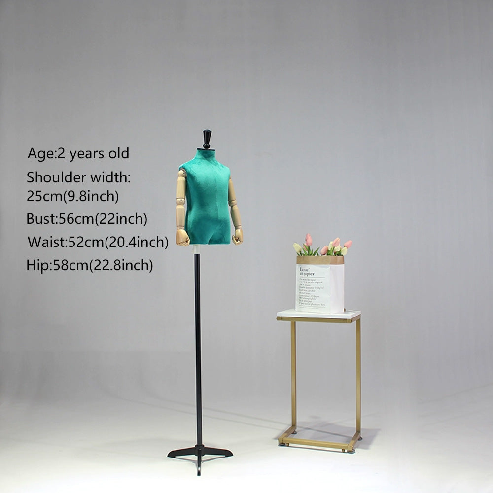 Colorful Velvet Kids Mannequins: Elevate Your Boutique &amp; Product Displays
