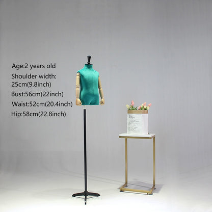Colorful Velvet Kids Mannequins: Elevate Your Boutique &amp; Product Displays