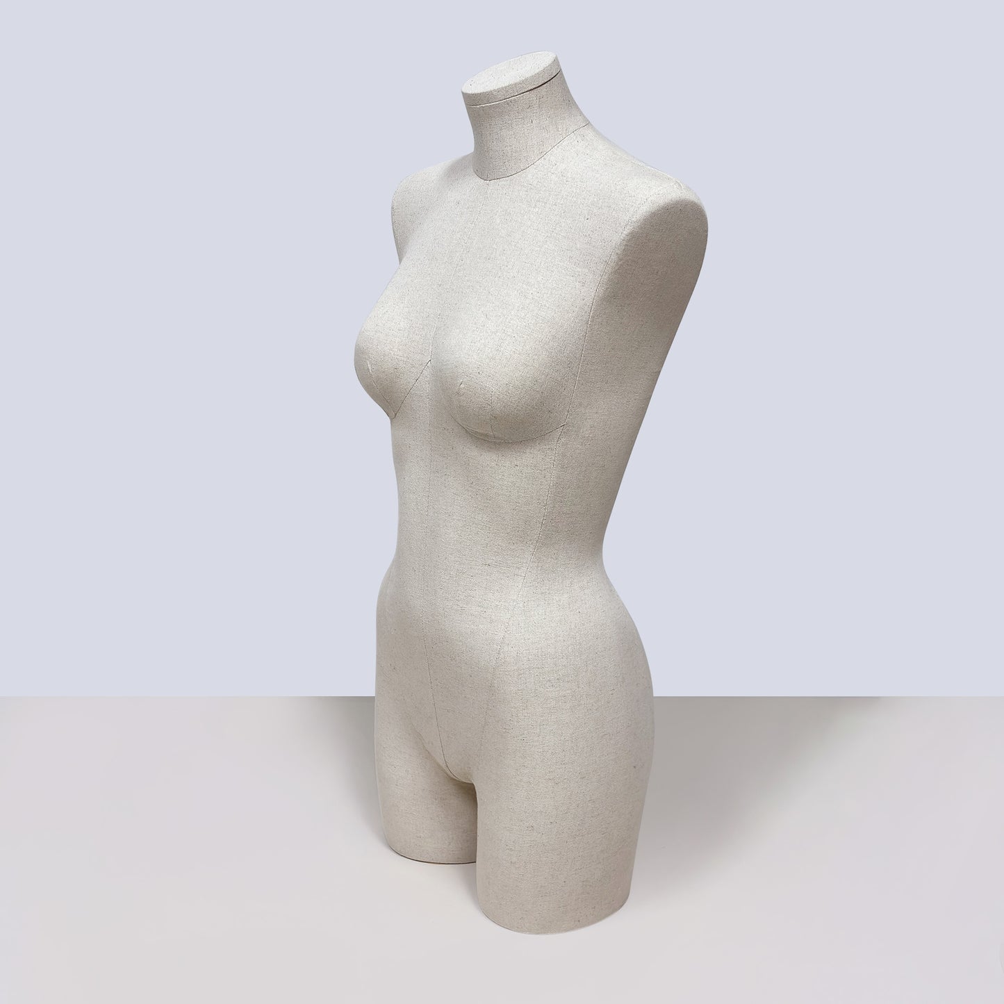 JELIMATE Half Body Mannequin Torso, Linen Dress Form for Lingerie Underwear Display
