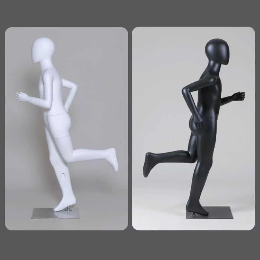 JELIMATE Kids Sport Full Body Mannequin | Athletic Children Clothing Display Form for Ages 2–12