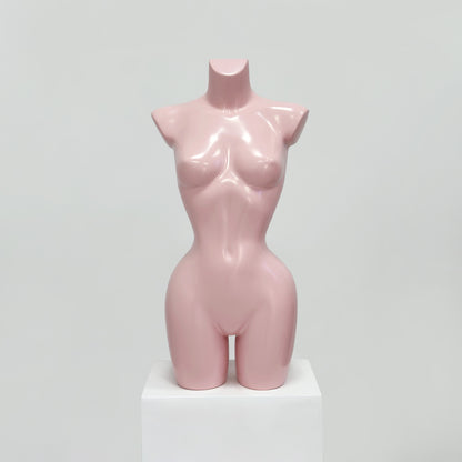 JELIMATE Female Torso Mannequin with Bust & Slim Waist – Lingerie & Swimwear Display Form