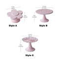 Jelimate Pink Plaster Display Stand Jewelry Display Props,Jewelry Counter Jewelry Display Ornaments,Jewelry Tray Display Jewellery Storage Organizer