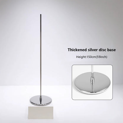JELIMATE Half Body Mannequin Stand Base | Stainless Steel Retail Display Pole Stand