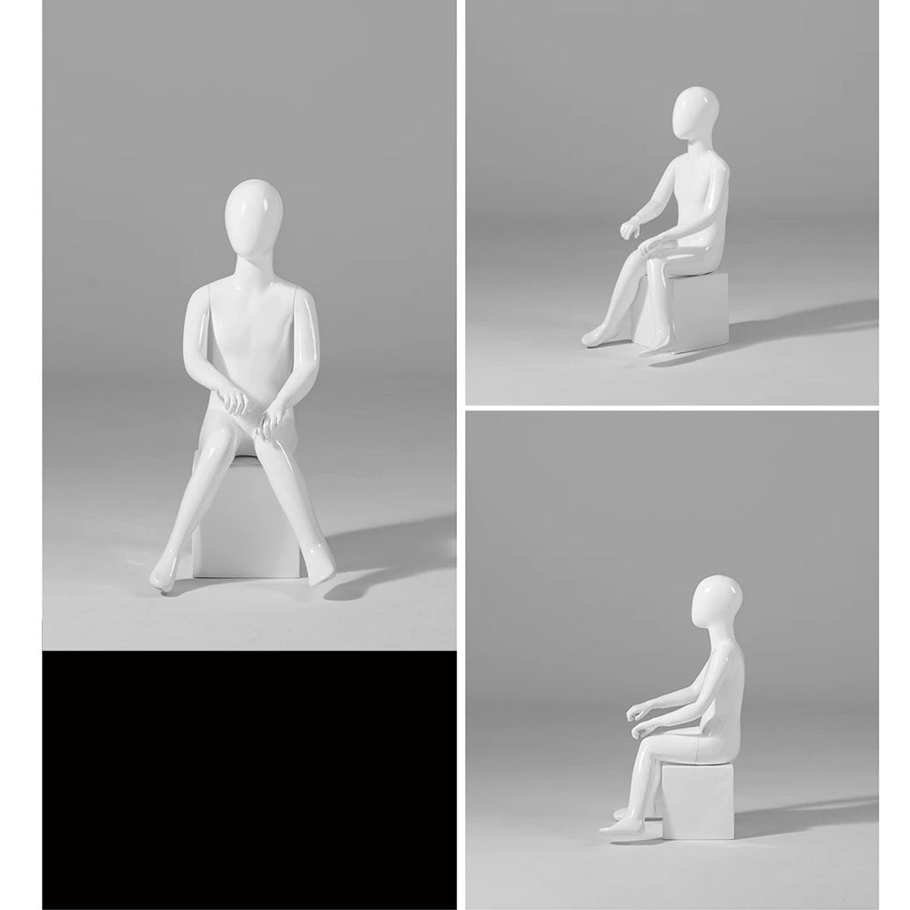 JELIMATE Child Mannequin Full Body & Half Body for Kids Clothing Store Display