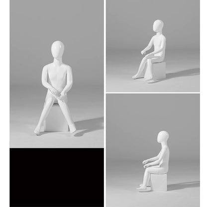 JELIMATE Child Mannequin Full Body & Half Body for Kids Clothing Store Display
