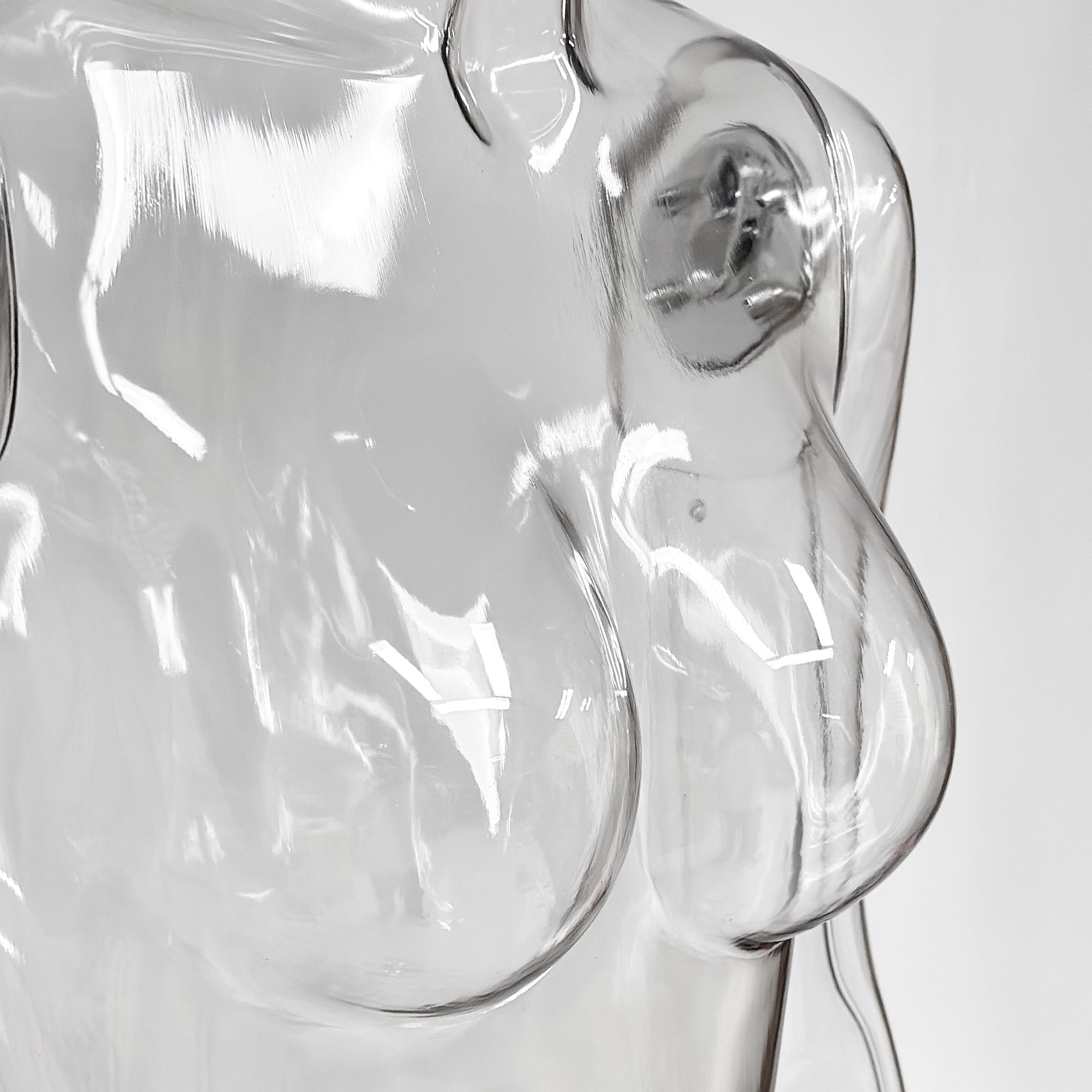 Transparent PE Female Mannequin Full Body Display Form - Clothing Retail Boutique
