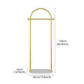 JELIMATE Freestanding Clothing Rack, Marble Base Garment Rack for Boutique Store Display