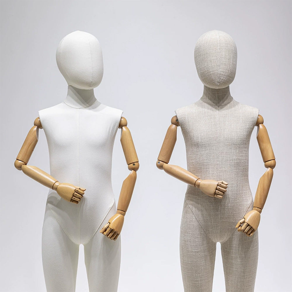 JELIMATE Fabric Full Body Child Mannequin | Kids Clothing Display Form for Retail Store Ages 3-11