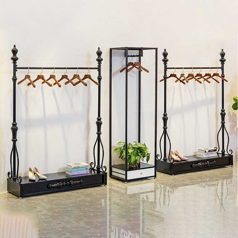 JELIMATE 70.8" Antique Bronze Clothing Rack – Iron Garment Rack for Bedroom & Boutique