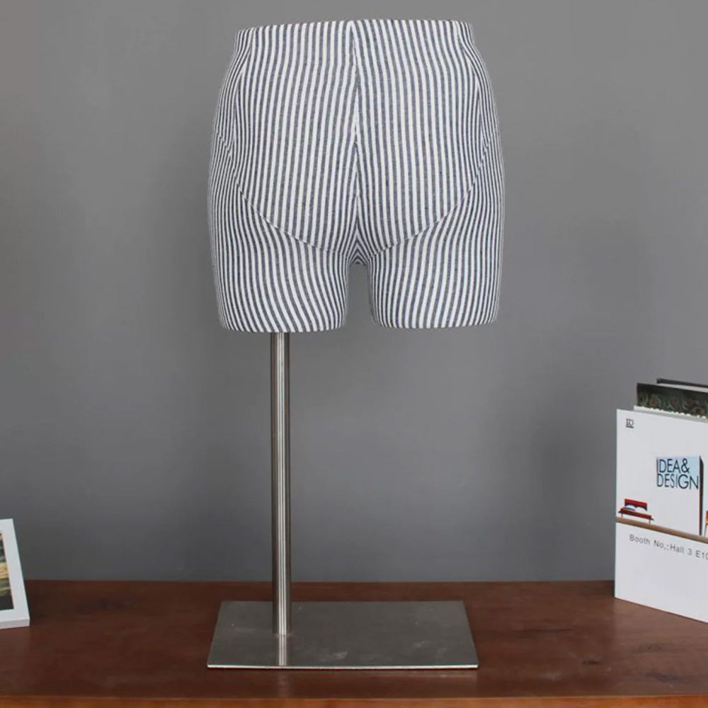 JELIMATE Male & Female Buttocks Mannequin for Underwear Swimwear Shorts Belt Display Stand