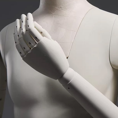 Premium Male Mannequin Full Body with Face - Standing & Seated Pose Retail Display for Boutique