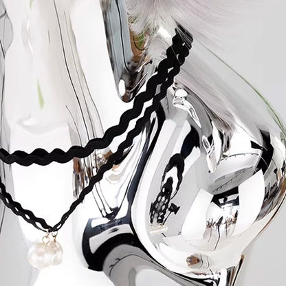 Electroplated Mannequin Head Display Stand - Wig Hat Scarf Jewelry Display Prop for Retail Stores