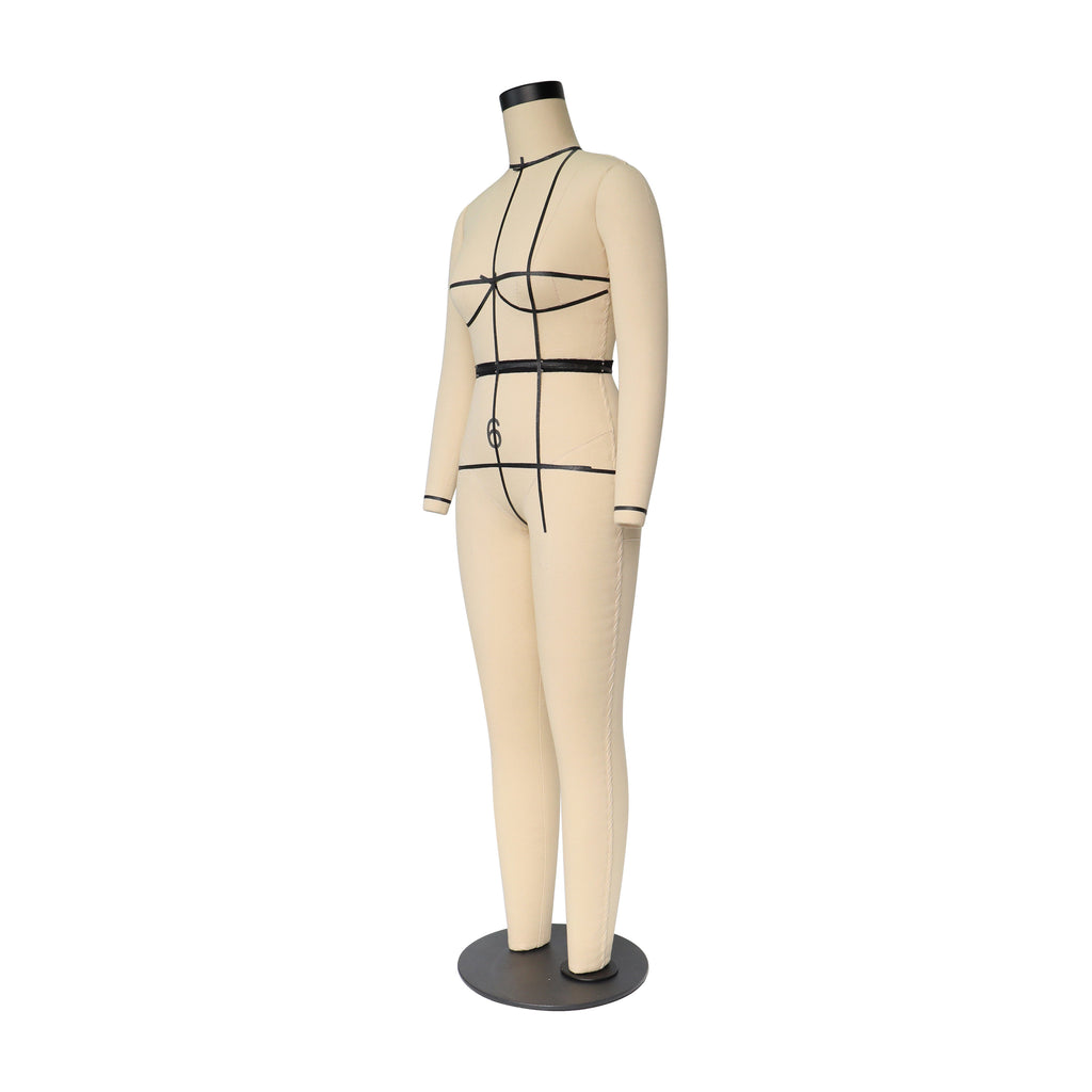 Professional Full Body Dress Form - Half Scale Female Mannequin with Legs (77cm, US Size 6)