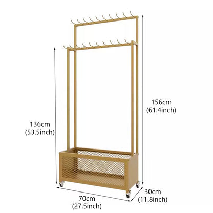 JELIMATE Freestanding Belt Display Rack with Wheels | Multi-Tier Organizer for Retail Store