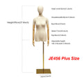 Jelimate Fully Pinnable Female Plus Size Mannequin,Women Plus Size Dress Form Clothing Display Mannequin Torso,Window Display Mannequin Plus Size Model