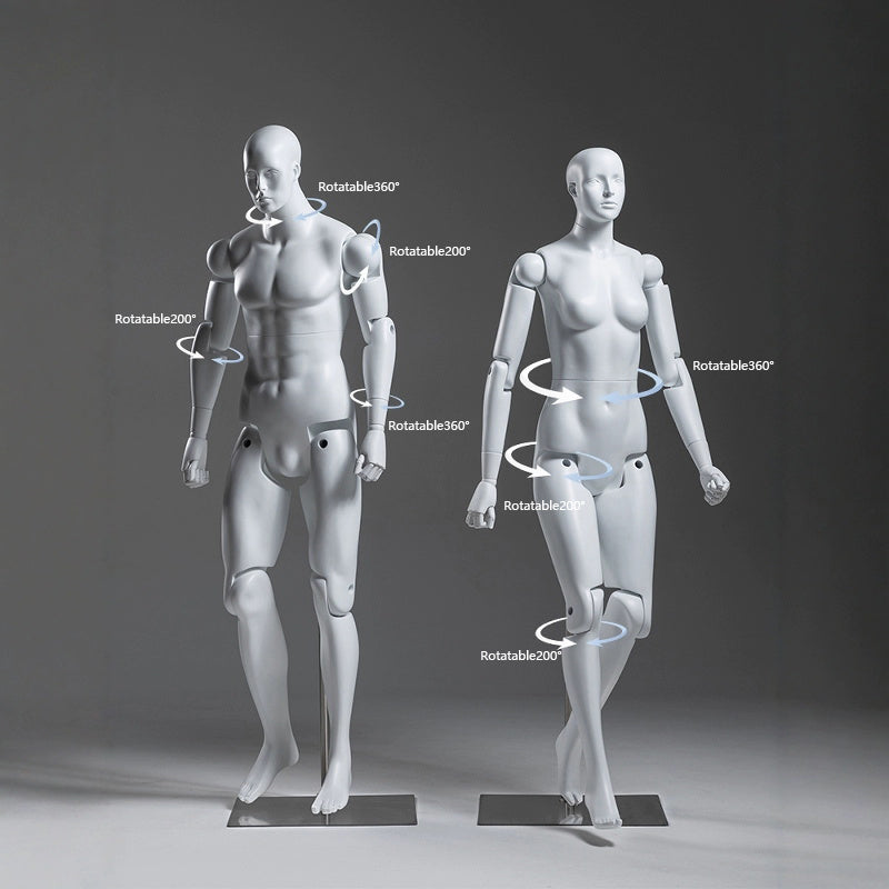 Flexible Model Male / Female / Kids - Posable stylish Full-Body Mannequin | JELIMATE