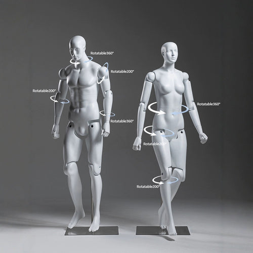 Flexible Model Male / Female / Kids - Posable stylish Full-Body Mannequin | JELIMATE
