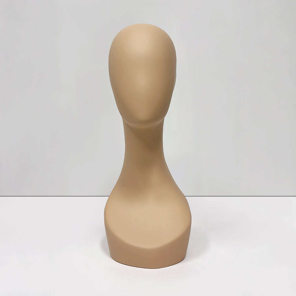 JELIMATE Mannequin Head for Wigs Hats Scarves, Male Female Fiberglass Wig Display Head