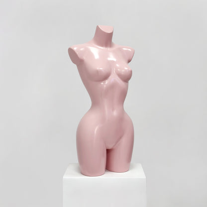 JELIMATE Female Torso Mannequin with Bust & Slim Waist – Lingerie & Swimwear Display Form