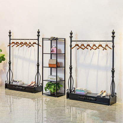 JELIMATE 70.8" Antique Bronze Clothing Rack – Iron Garment Rack for Bedroom & Boutique