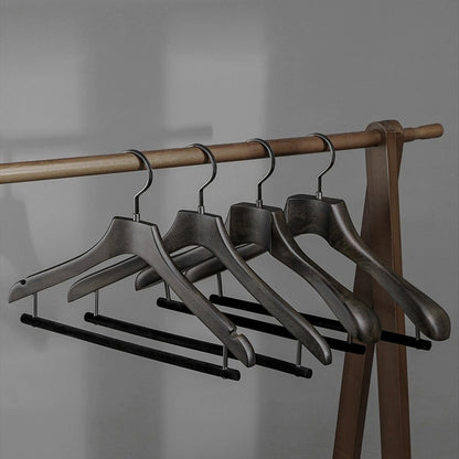 Premium Beech Wooden Hanger: Elegant Storage Solution
