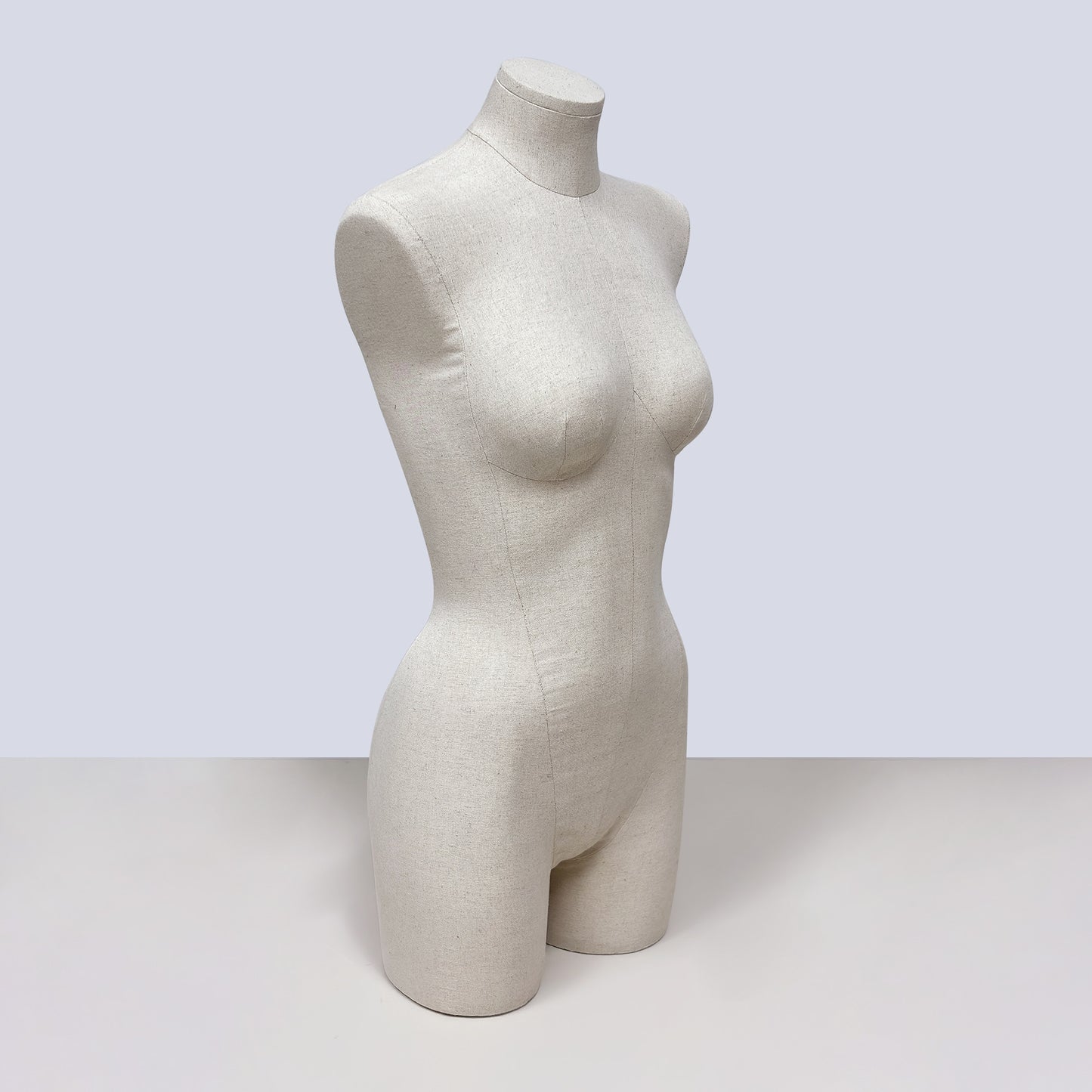 JELIMATE Half Body Mannequin Torso, Linen Dress Form for Lingerie Underwear Display