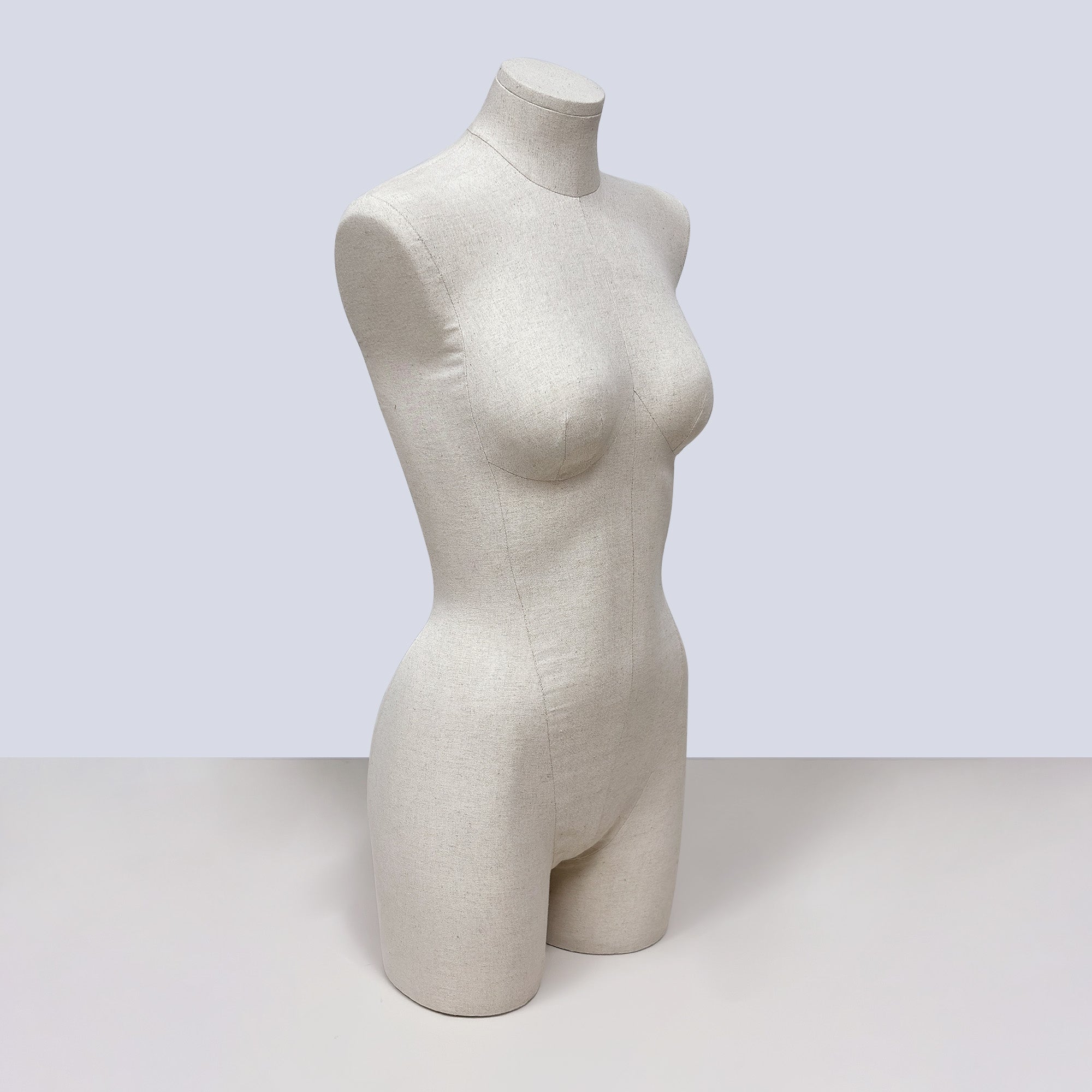 JELIMATE Half Body Mannequin Torso, Linen Dress Form for Lingerie Underwear Display