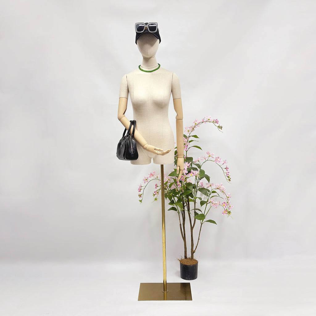 Jelimate Fully Pinnable Female Plus Size Mannequin,Women Plus Size Dress Form Clothing Display Mannequin Torso,Window Display Mannequin Plus Size Model