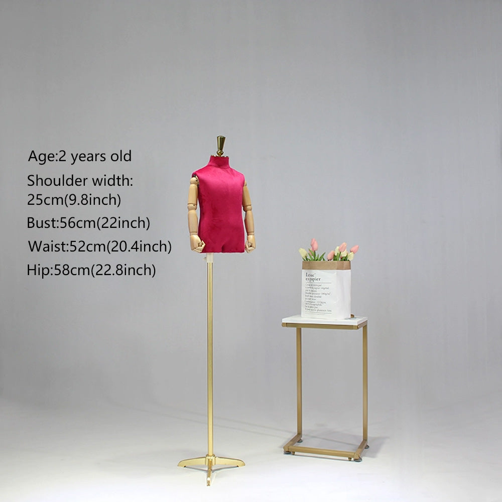 Colorful Velvet Kids Mannequins: Elevate Your Boutique &amp; Product Displays