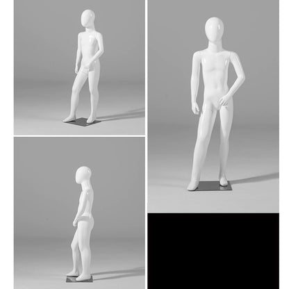 JELIMATE Child Mannequin Full Body & Half Body for Kids Clothing Store Display