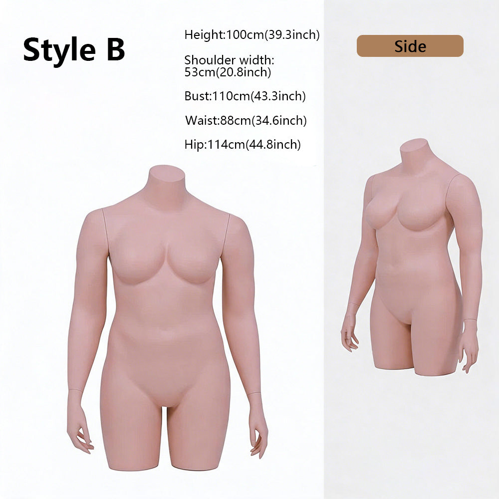 JELIMATE Plus Size Female Mannequin | Full Body & Half Body | Clothing Lingerie Swimwear
