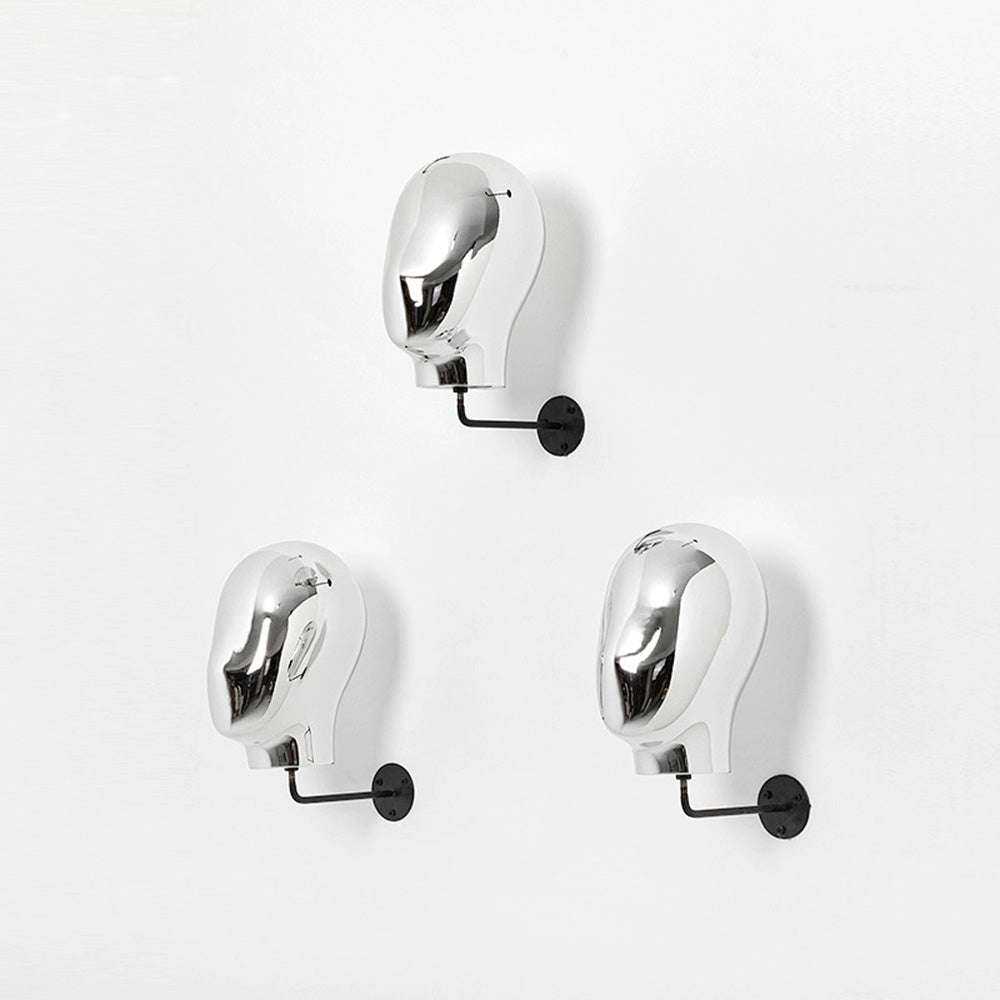 Jelimate Female Male Plated Silver Gold Mannequin Head Wall Hat Display Stand,Manikin Head Mannequin Hat Holder,Hat Display Mannequin Head for Wigs