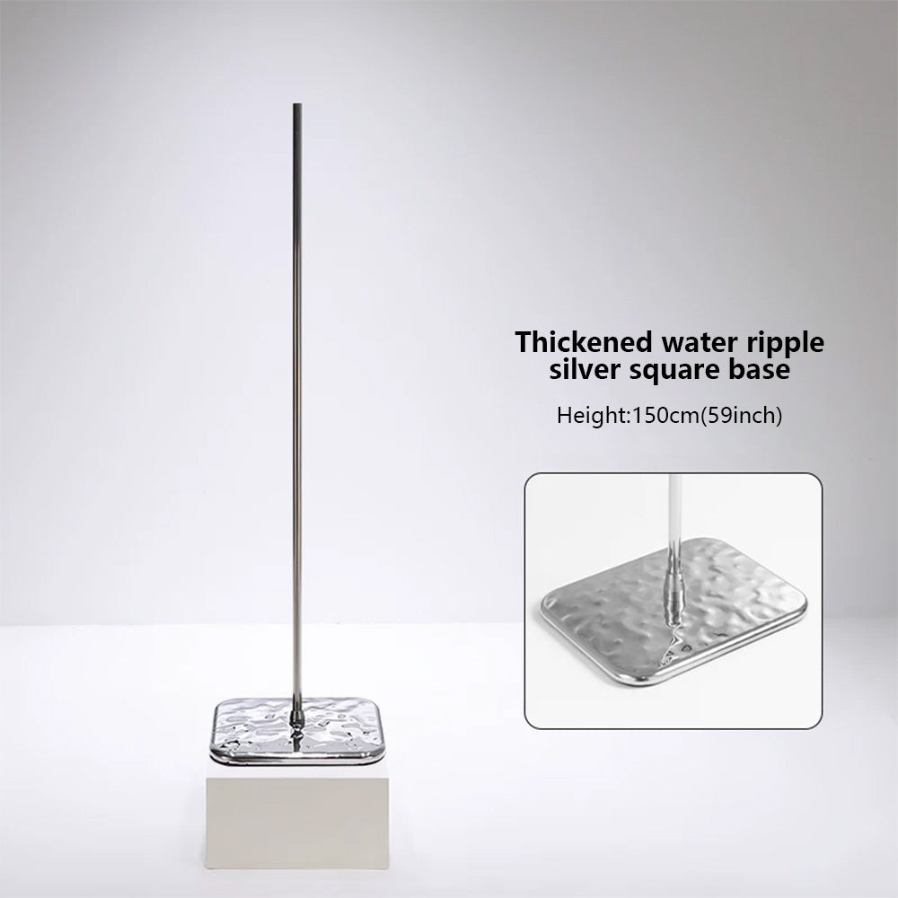JELIMATE Half Body Mannequin Stand Base | Stainless Steel Retail Display Pole Stand