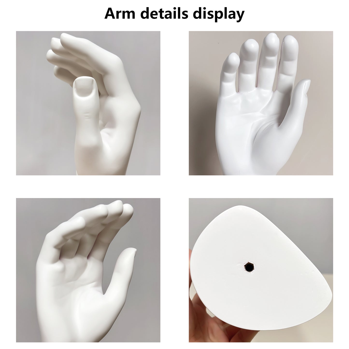 JELIMATE Fiberglass Male Mannequin Body Parts – 7 Styles for Sportswear & Brace Display