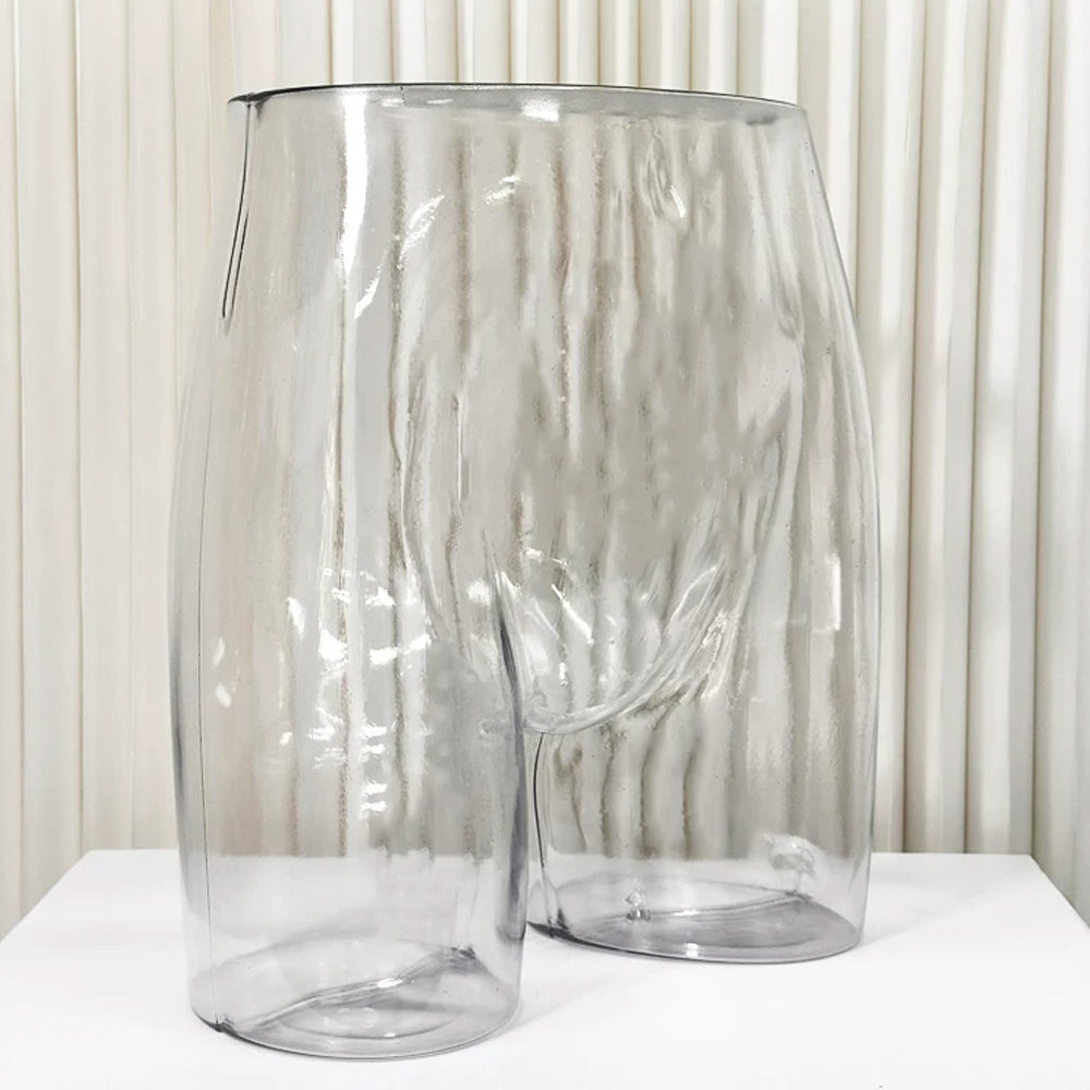 JELIMATE Transparent Hip Mannequin Male Female Underwear Bikini Swimwear Display