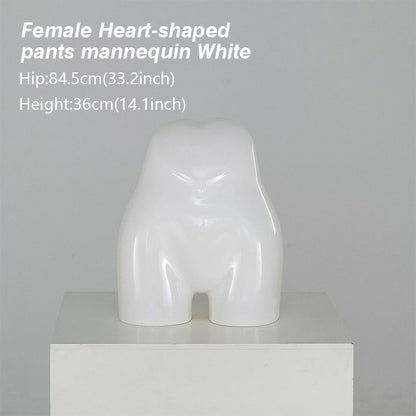 Electroplated Lingerie Mannequin - Female Torso & Hip Display for Boutique Retail