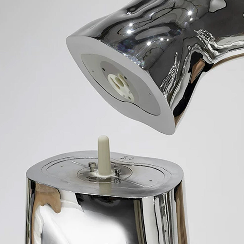 JELIMATE Mirror Silver Full Body Mannequin, Electroplated Male & Female Window Display