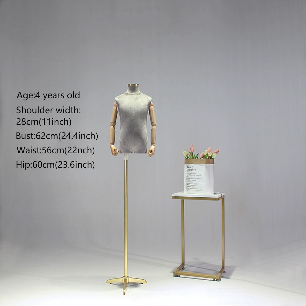 Colorful Velvet Kids Mannequins: Elevate Your Boutique &amp; Product Displays