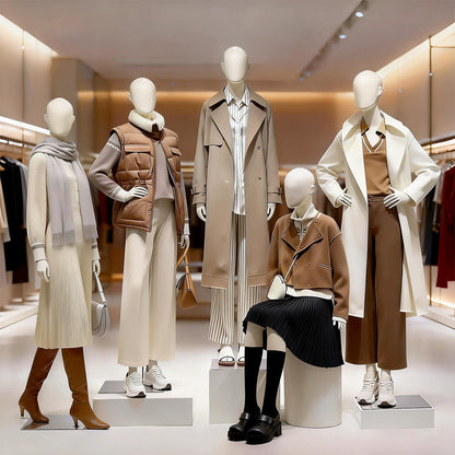 JELIMATE Female Full Body Mannequin | 21 Styles | Luxury Boutique Display Dress Form
